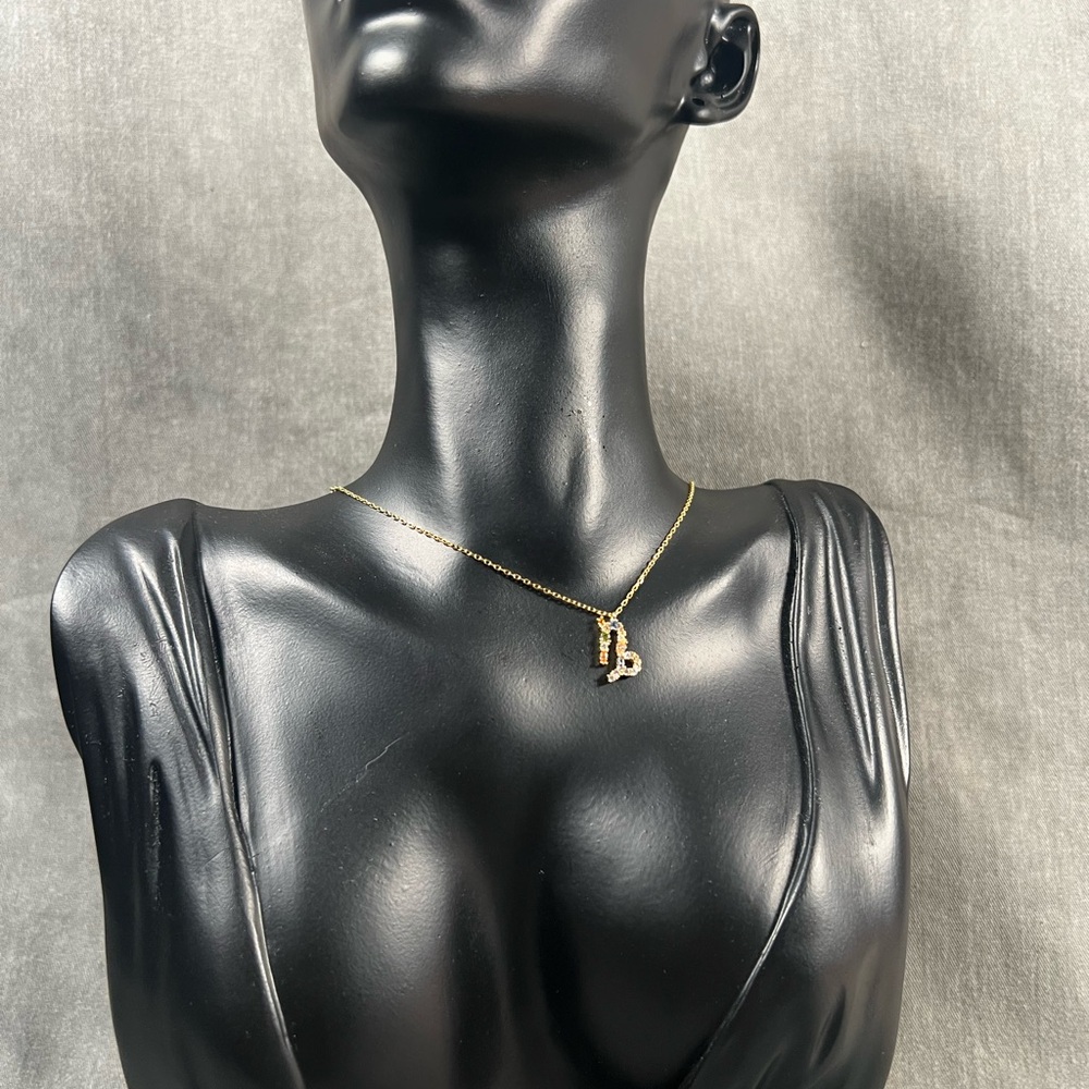 Capricorn Gold Pendant Necklace